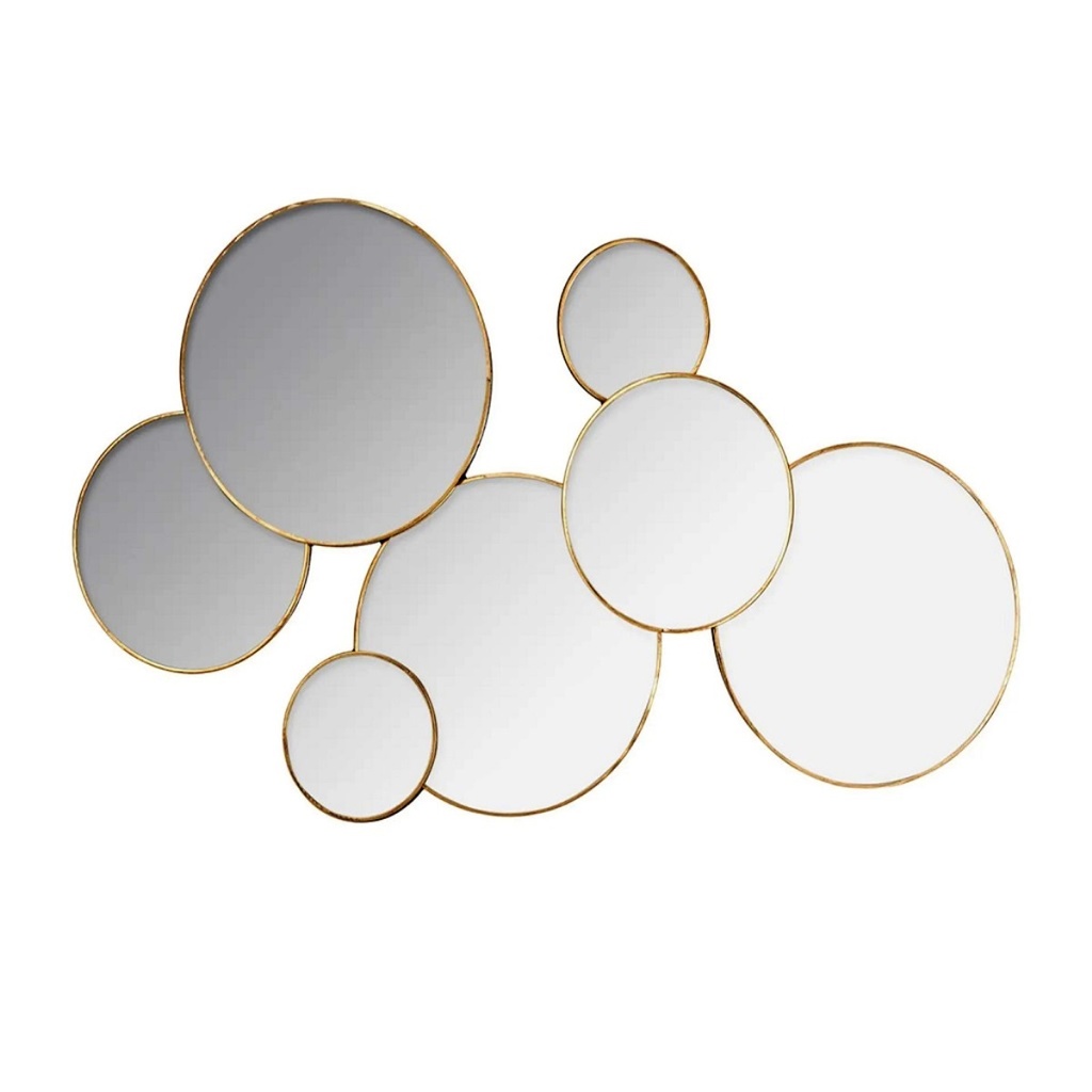 MIROIR MULTI ROND LILA 61X37