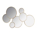 MIROIR MULTI ROND LILA 61X37