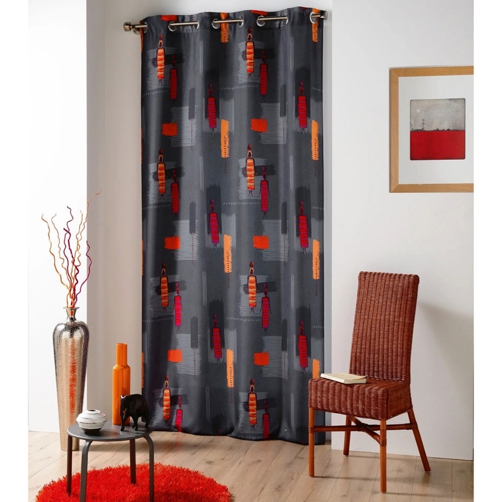 RIDEAU A ŒILLETS 140X260 POLYESTER