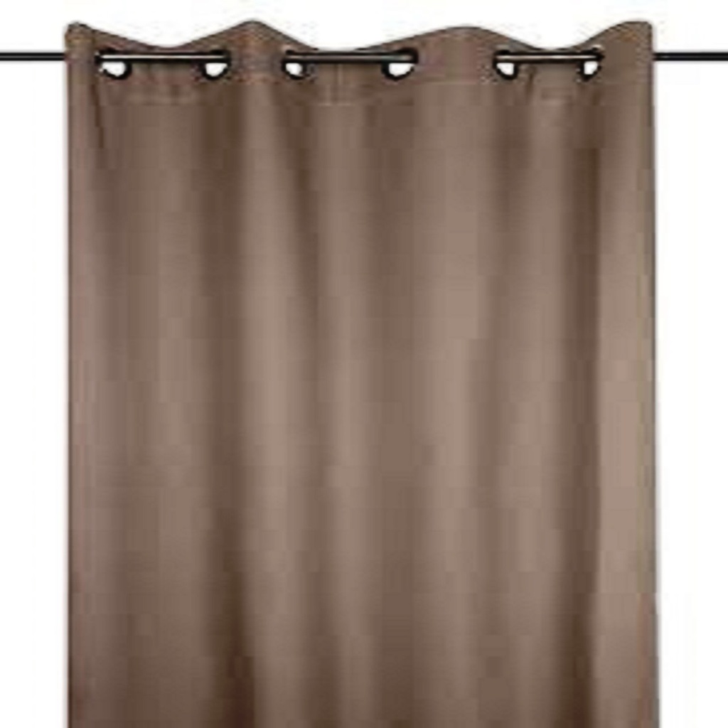 NELSON RIDEAU OEIL TAUPE 135X180 CM