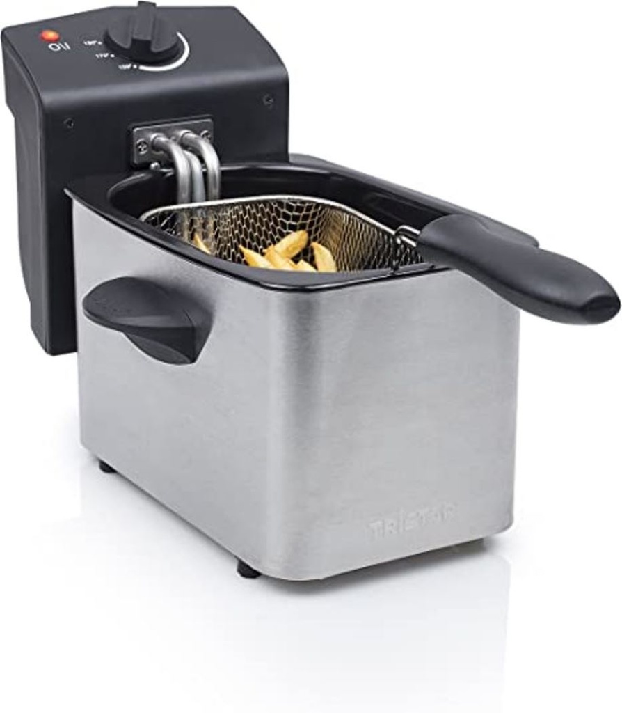 TRISTAR FRITEUSE ELECTRIQUE ACIER INOXIDABLE 2L