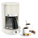 MOULINEX CAFETIERE 10-15 Cups 1,25 Liters SOLEIL IVOIRE PROGRAMM