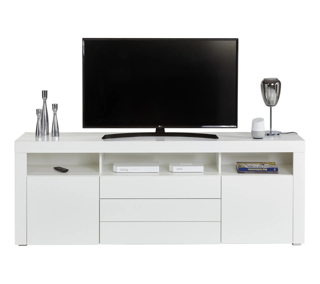 LIVING BLANC ET MARRON