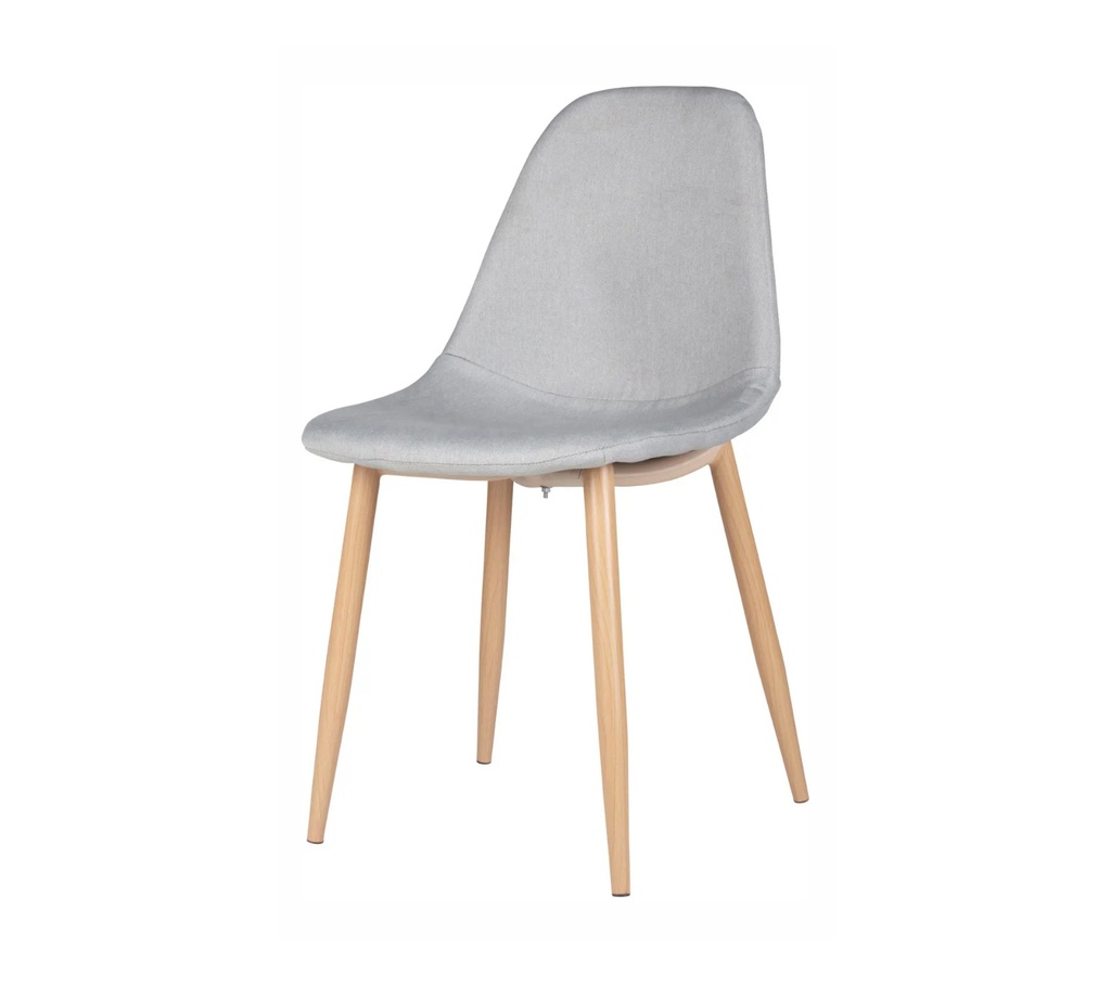LYNETTE 2 CHAISES GRISES
