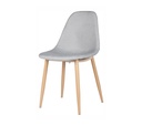 LYNETTE 2 CHAISES GRISES
