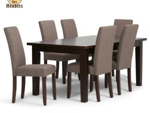 PARSON TABLE A MANGER EN BOIS 6 CHAISES