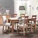PERITA TABLE A MANGER EN BOIS 6 CHAISES