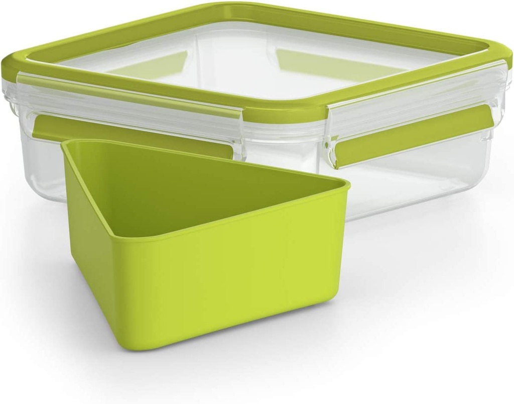 Tefal - Masterseal to go - Boîte Sandwich à Compartiments - 0.85 L - Vert