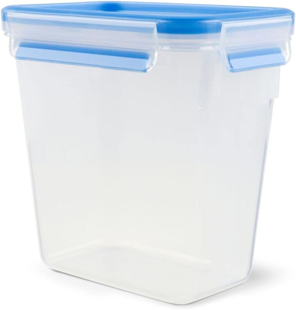 Tefal Masterseal fresh food Container, Rectangle, 1.6 Liter, Blue / Clear