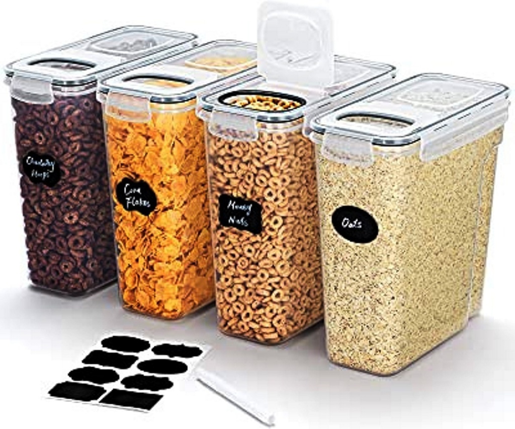 BOITE A CEREALES 3.2L EN PLASTIQUE X 2 ASSIETTES