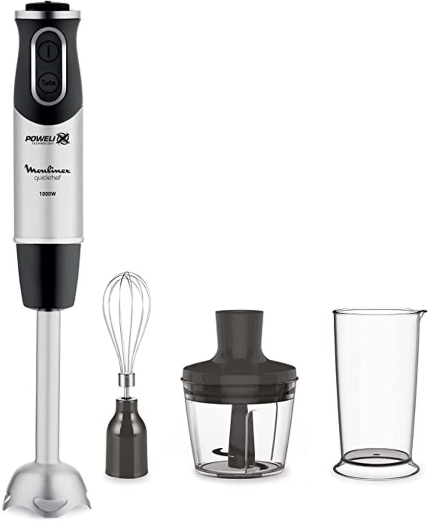 MOULINEX MIXEUR PLONGEUR INOX 1000W