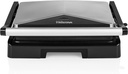 Tristar Contact Grill, Meat, panini, Floating lid-Grease trap, Metal, Black