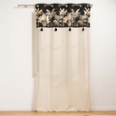 Douceur d'intérieur Coton d'Intérieur, Eyelet Curtain 140 X 240 centimetre Plain Cotton
