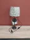 LAMPE  DE TABLE METAL