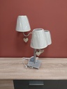 LAMPE DE TABLE METAL 3 TETES