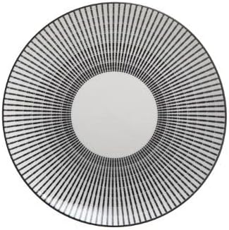 ASSIETTE DESSERT LUNIS NOIR 19 CM