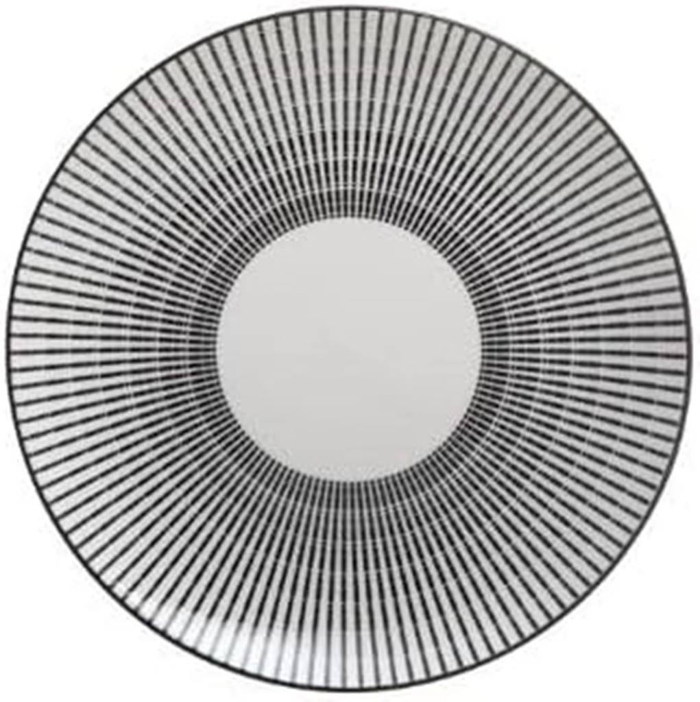ASSIETTE CLAIRE LUNIS NOIR 20.5 CM