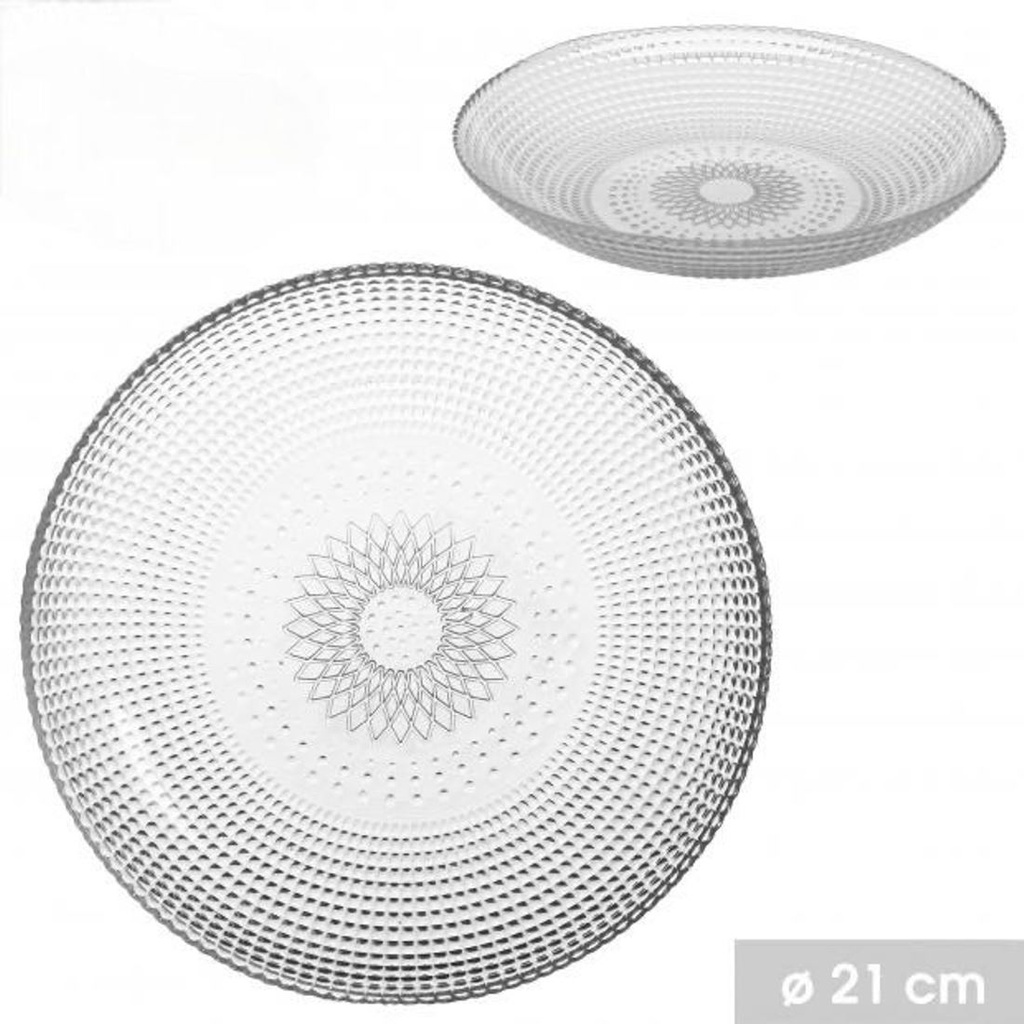 UL ASSIETTE CREUSE EN VERRE