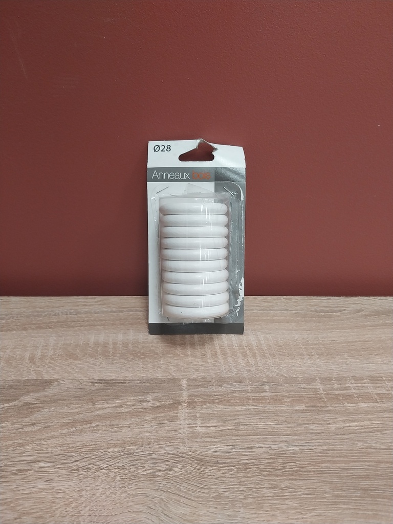 RINGS X10 D28-WHITE