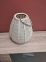 KIMO LANTERNE EN BOIS ET TISSU