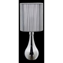 CARLITA LAMPE ARGENT H39 CM.