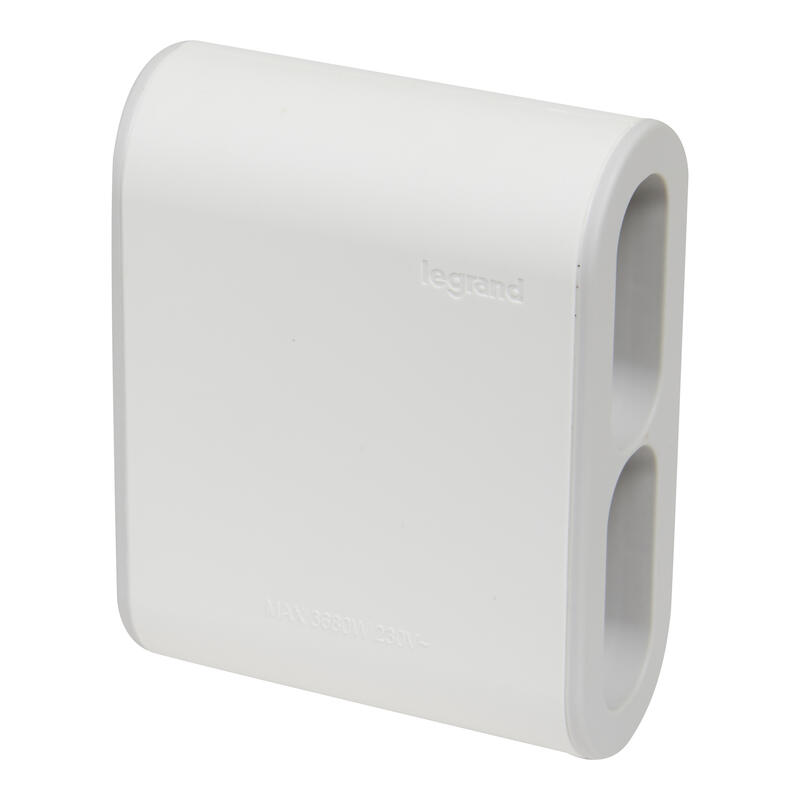 FICHE MULTIPLE STD 4X2P 6A B/GRIS 49400 LE