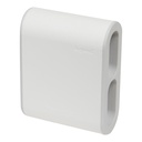 FICHE MULTIPLE STD 4X2P 6A B/GRIS 49400 LE