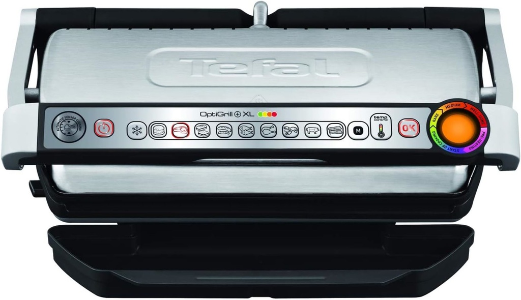 Tefal Optigrill+ XL Grill meat, Automatic cooking, 9 programs, Temperature control, Manual and defrosting mode, XL cooking surface