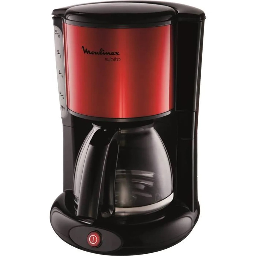 MOULINEX SUBITO Cafetière filtre, 1.25 L soit 10/15 tasses