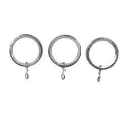 [27593] ANNEAU A PINCE D20X8 ARGENT MAT